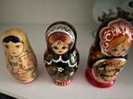 3 Matroesjka’,matryoshka’s, Russische nestpoppen. Origineel., Verzamelen, Poppetjes en Figuurtjes, Ophalen of Verzenden, Zo goed als nieuw