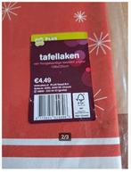 Plus tafelkleed rood met witte sterren, Binnen, Duni, Onbekend, Nieuw