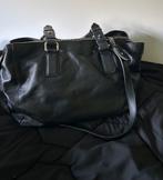 Leren tas zwart, Sieraden, Tassen en Uiterlijk, Verzenden, Gebruikt, Zwart, Handtas
