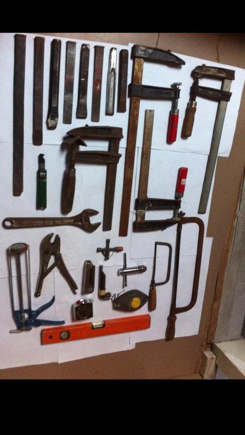 Lijmtang/hamer/bachko/sloopbeitel/en andere handgereedschap, Auto diversen, Autogereedschap, Zo goed als nieuw, Ophalen of Verzenden