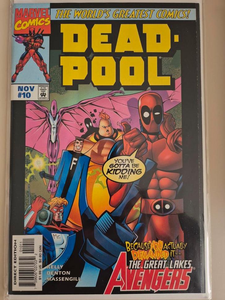 Deadpool #10 (1997), Boeken, Strips | Comics, Zo goed als nieuw, Eén comic, Amerika, Ophalen of Verzenden