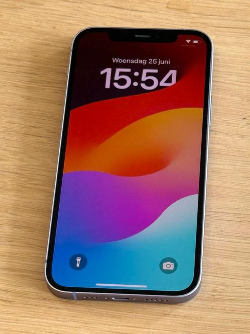 Prachtige iPhone 12 Purple 64GB, met 100% batterijconditie, Telecommunicatie, Mobiele telefoons | Apple iPhone, Zo goed als nieuw