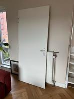 Witte opdek binnendeur - rechtsdraaiend, Doe-het-zelf en Verbouw, Deuren en Horren, 80 tot 100 cm, Binnendeur, Ophalen of Verzenden