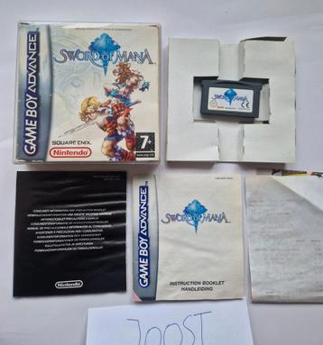 Sword of Mana Gameboy advance compleet  beschikbaar voor biedingen