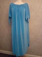 > Lichtglanzende offshoulder jurk! Nieuw!, Made in Italy, Blauw, Maat 46/48 (XL) of groter, Nieuw