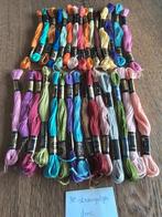 30 strengetjes dmc, Ophalen of Verzenden, Zo goed als nieuw, Handborduren, Borduurgaren of Zijde