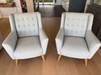 2 fauteuils van het merk Made (Amsterdam), Ophalen, Gebruikt, 75 tot 100 cm, Stof