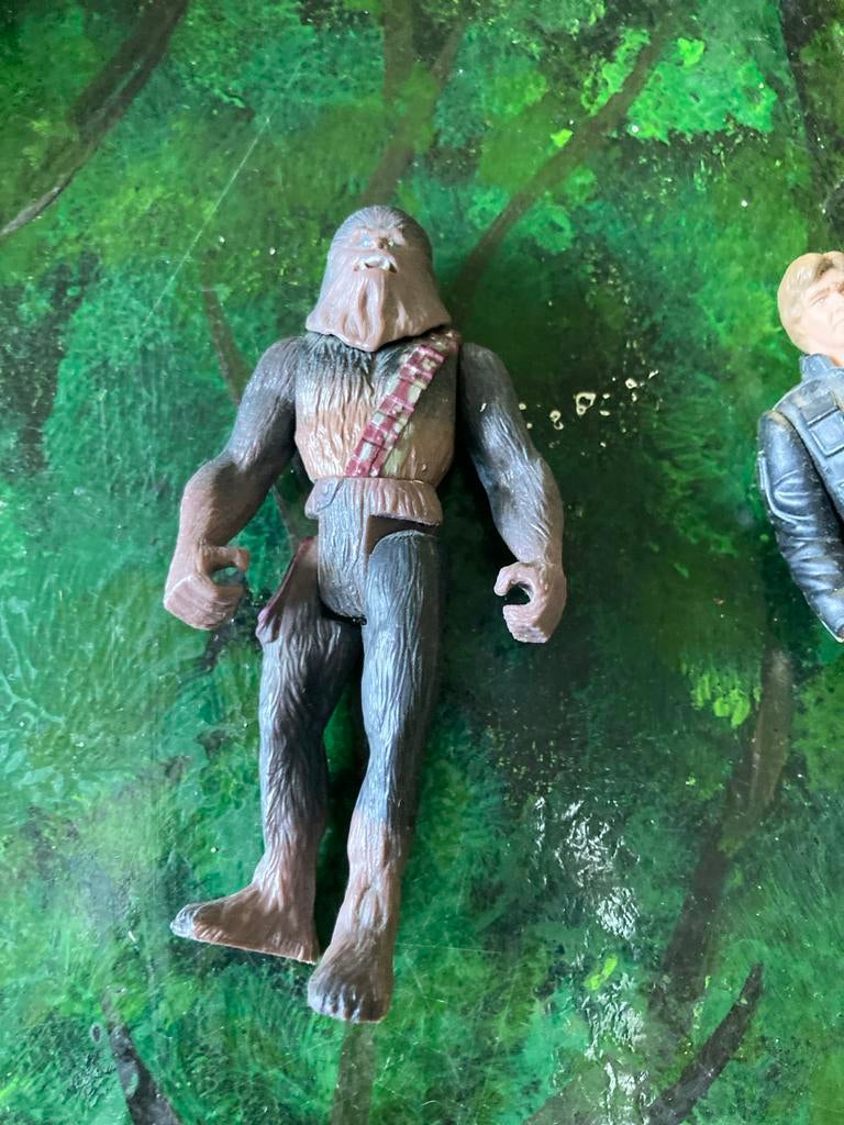 Star Wars Actiefiguren: Chewbacca, Han Solo en Voertuig, Ophalen of Verzenden, Gebruikt, Actiefiguurtje