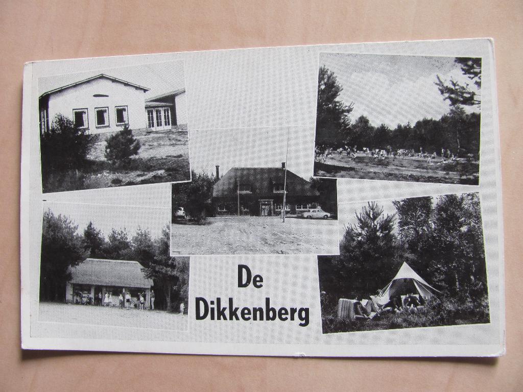 Bennekom, De Dikkenberg reclamekaart jaren 50/60, Ophalen of Verzenden, 1940 tot 1960, Gelderland