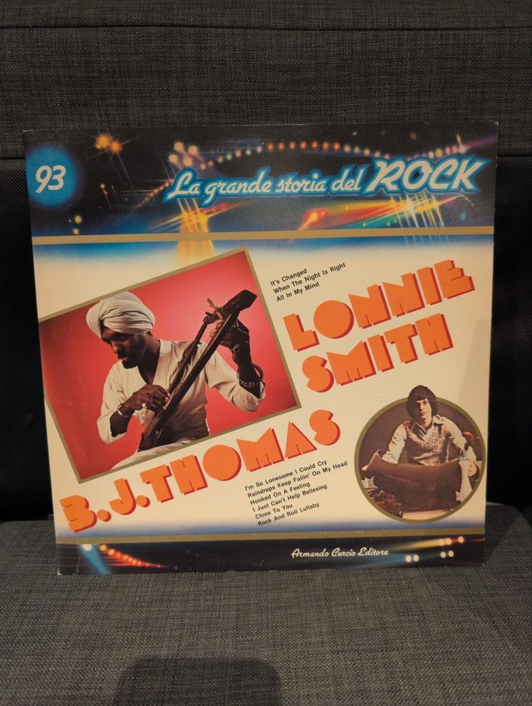 LP - Lonnie Smith & B.J. Thomas - La Grande Storia del Rock, Cd's en Dvd's, Vinyl | Verzamelalbums, Ophalen of Verzenden, Zo goed als nieuw