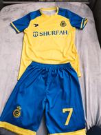 Al Nassr thuisshirt Ronaldo - Geel/Blauw, Maat 48/50 (M), Geel, Ophalen of Verzenden, Zo goed als nieuw