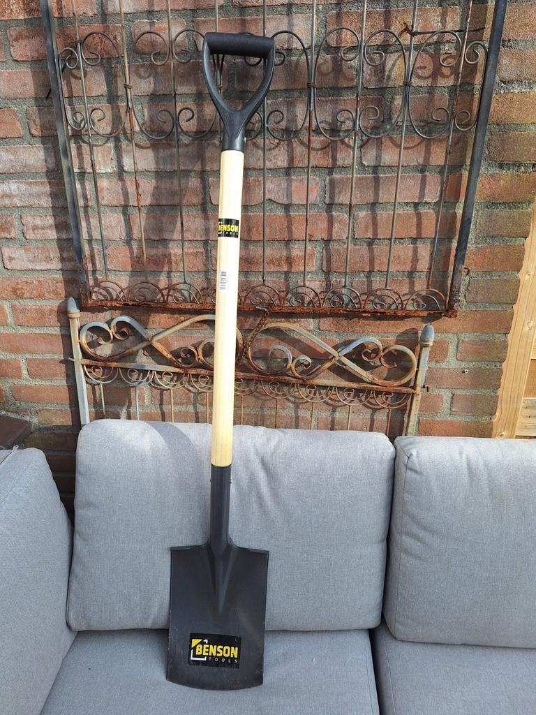 Benson Tools spade met houten steel, Tuin en Terras, Ophalen of Verzenden