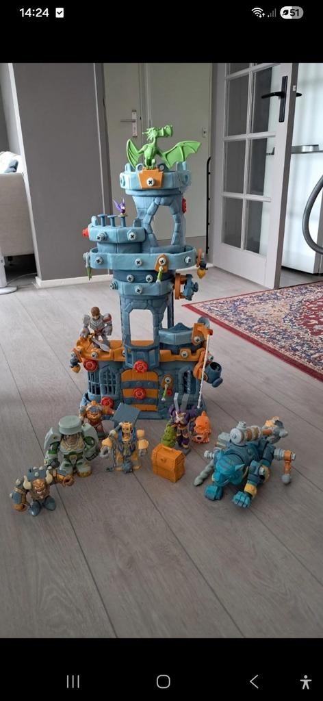 Imaginext Kasteel met Figuren, Draak en Accessoires, Ophalen of Verzenden