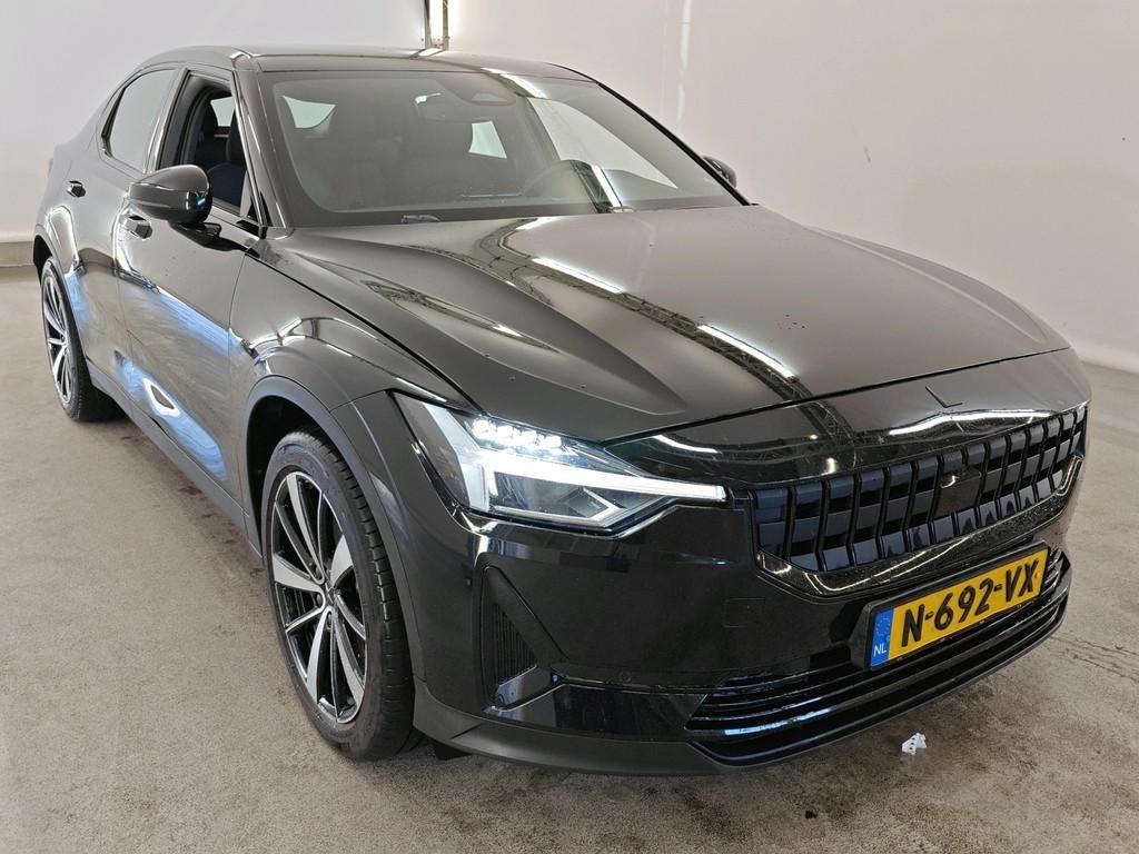 Polestar 2 63kWh 224pk Standard Range Single Motor | SOH 96%, Auto's, Polestar, Polestar 2, Stof, Gebruikt, Zwart
