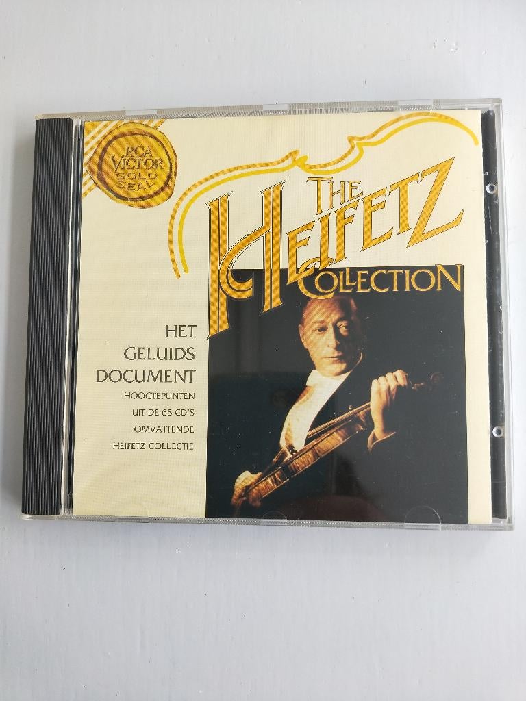 CD Jascha Heifetz - viool - Het Geluids Document, Ophalen of Verzenden, Romantiek, Zo goed als nieuw, Overige typen