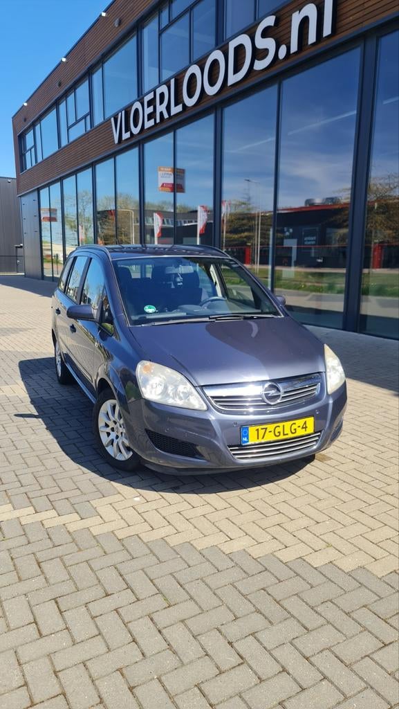 Opel Zafira 1.8 2008 Grijs, Auto's, Opel, Particulier, Zafira, Benzine, C, MPV, Handgeschakeld, Origineel Nederlands, Zilver of Grijs