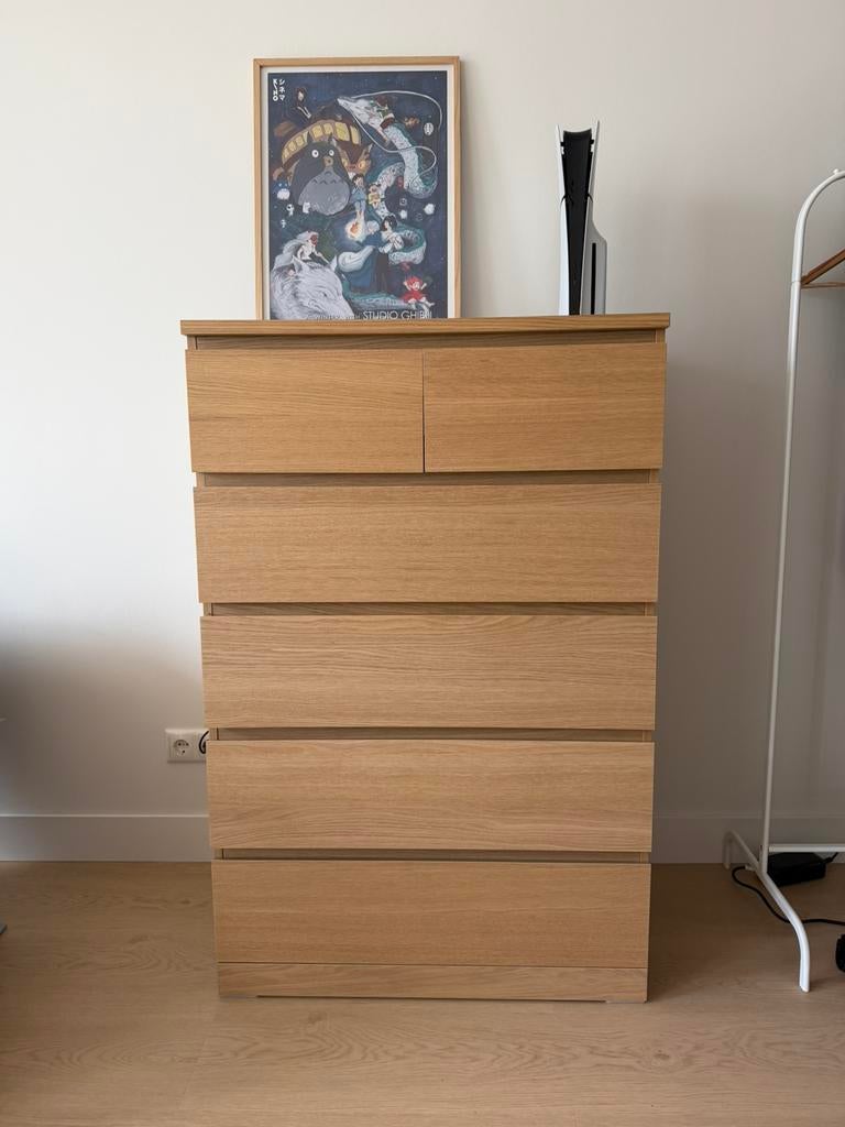 IKEA Malm ladekast, Ophalen, 50 tot 100 cm, Zo goed als nieuw, 3 of 4 laden