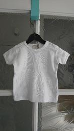 2x wit shirt - maat 74, Kinderen en Baby's, Babykleding | Maat 74, Ophalen of Verzenden, Gebruikt, Jongetje, Shirtje of Longsleeve