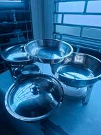 Chafing dishes / Warmhoudschalen - Set van 4, Ophalen of Verzenden, Gebruikt