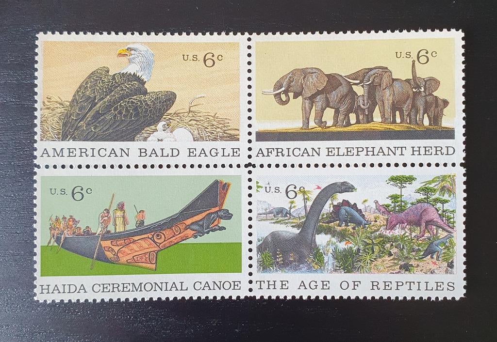 USA 1970 Dieren Vogel Michel 999-1002 postfris, Verzenden, Postfris, Dier of Natuur