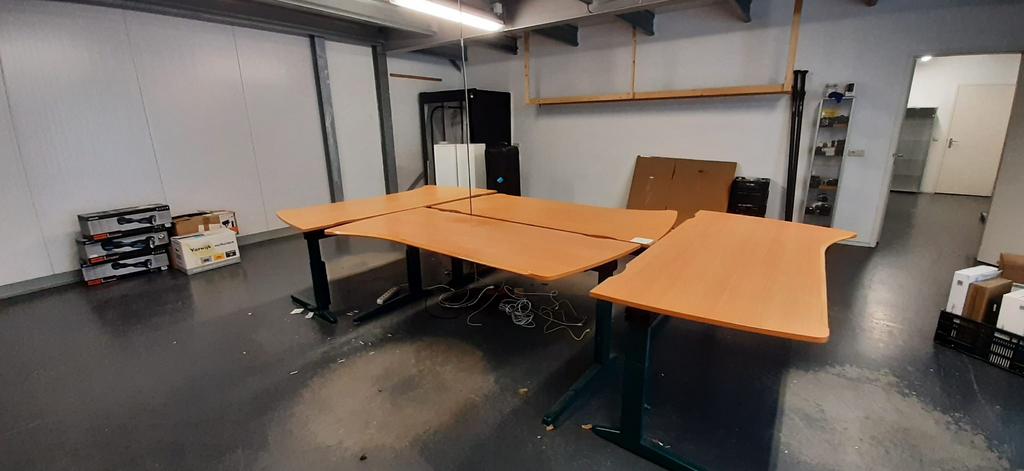 4 bureaus teab, Huis en Inrichting, Bureaus, Ophalen, Gebruikt