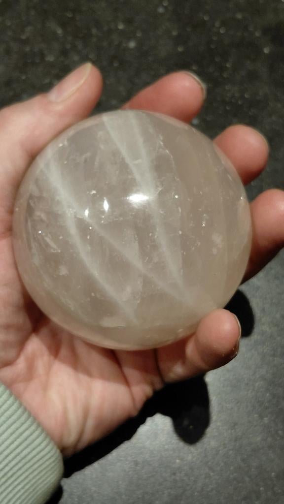 Grote Rozenkwarts bol 7 cm, Ophalen of Verzenden