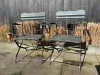 Gietijzeren tuinstoelen 2 stuks., Tuin en Terras, Tuinsets en Loungesets, Overige materialen, Gebruikt, Stoel, Tuinset