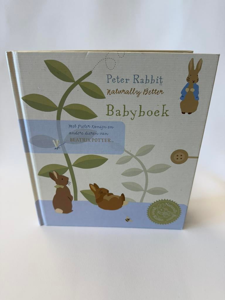 Peter Rabbit Beatrix Potter babyboek, Ophalen of Verzenden, Gebruikt, Kraamcadeau