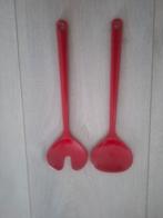 Retro. Rosti Mepal salade bestek, rood, Ophalen of Verzenden, Huis en Inrichting