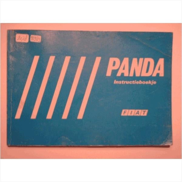 Fiat Panda Instructieboekje 1985 #1 Nederlands, Ophalen of Verzenden