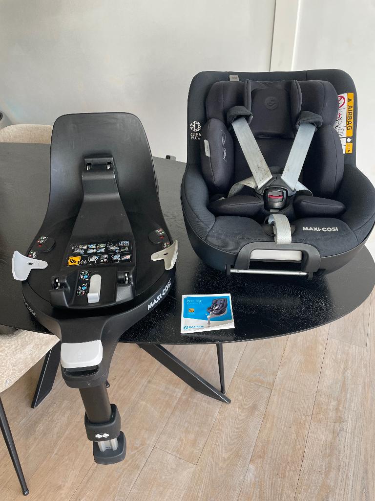 Maxi- Cosi Pearl 360 + familyfix 360, Kinderen en Baby's, Autostoeltjes, Ophalen, 9 t/m 18 kg, Zo goed als nieuw, Isofix