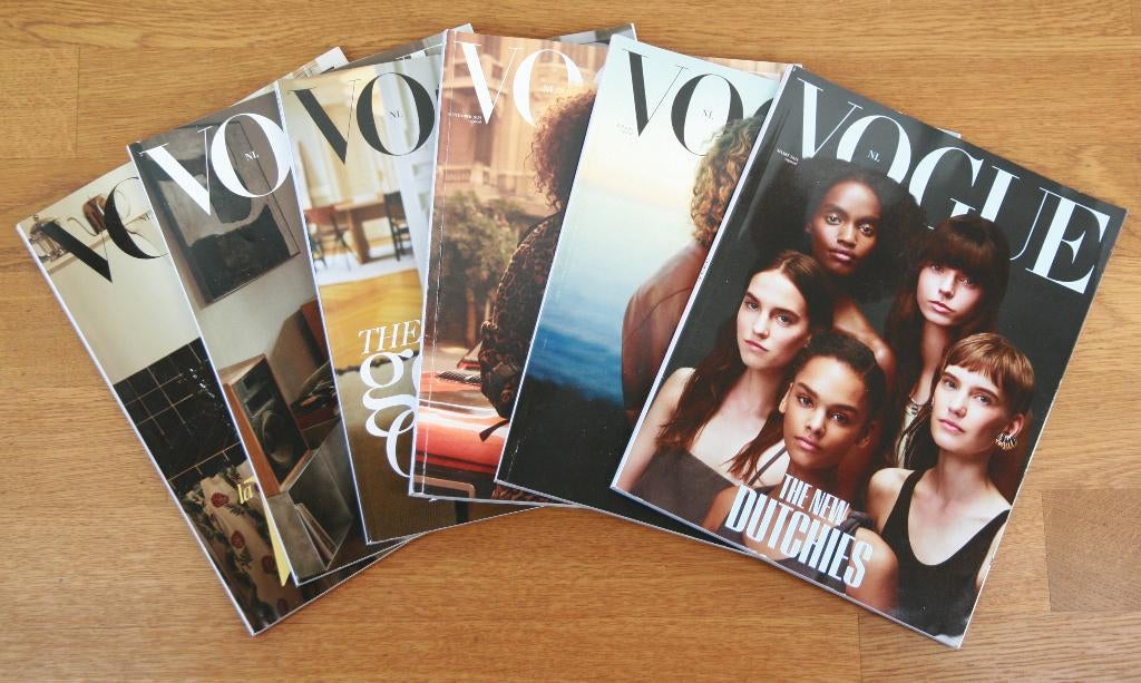 VOGUE NL en VOGUE LIVING NL - 6 uitgaven jaargang 2025, Ophalen of Verzenden, Zo goed als nieuw, Glossy