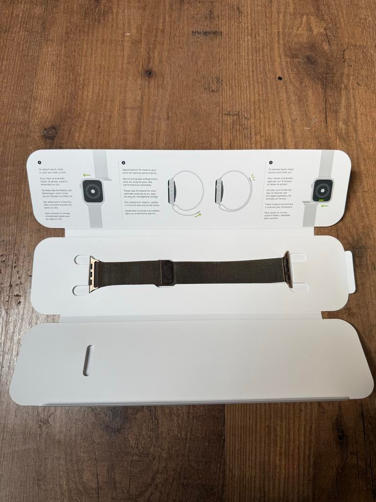 Apple Watch Series 5 GPS 44mm Goud Aluminium, Sieraden, Tassen en Uiterlijk, Smartwatches, Afstand, IOS, Ophalen of Verzenden
