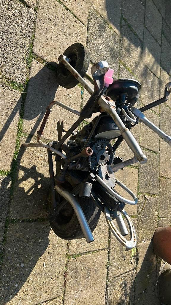 Mini choper kunst, Antiek en Kunst, Kunst | Designobjecten, Ophalen of Verzenden