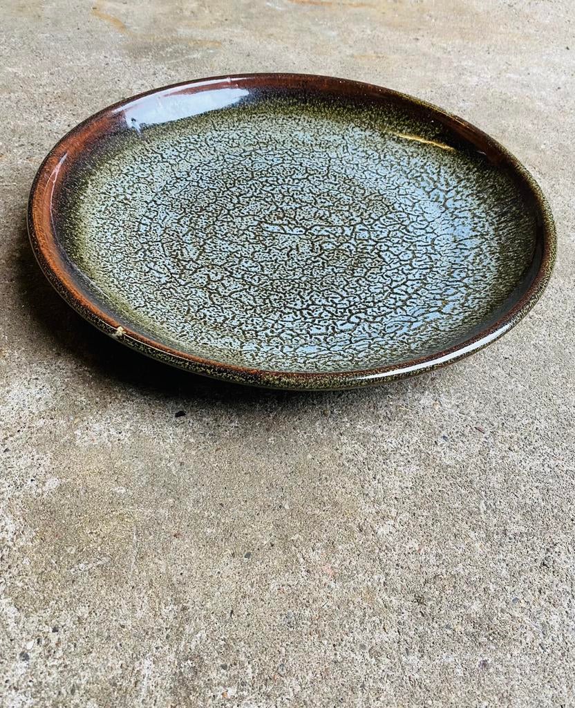 Grote keramiek fruitschaal / schaal, Gebruikt, Porselein of Keramiek, Schaal, Ophalen of Verzenden