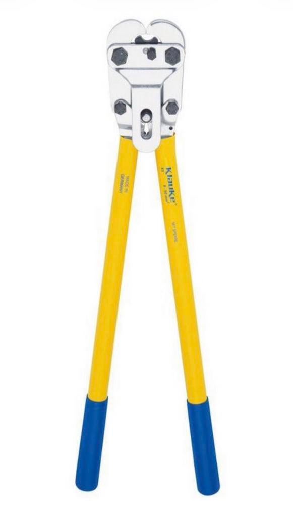 KlauKe K5 6-50mm2 Krimptang, Tuin en Terras, Snoeischaren, Zo goed als nieuw, Ophalen of Verzenden