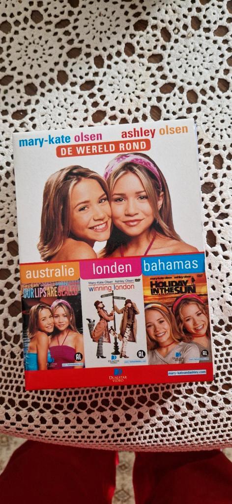 Mary-Kate & Ashley Olsen DVD Boxset - De Wereld Rond, Cd's en Dvd's, Dvd's | Overige Dvd's, Zo goed als nieuw, Boxset, Alle leeftijden