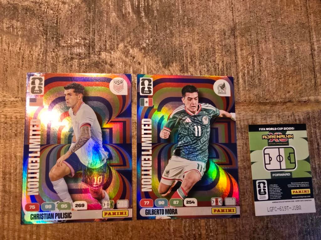 Panini fifa world cup wk limited edition's groot, Ophalen of Verzenden, Zo goed als nieuw, Plaatje