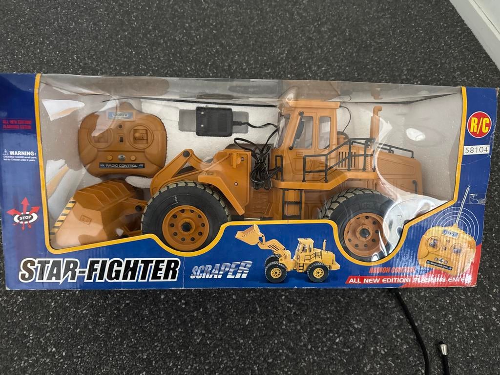 Star-Fighter Scraper RC Speelgoed Bulldozer Nieuw in Doos, Ophalen of Verzenden, Nieuw, Afstandsbediening