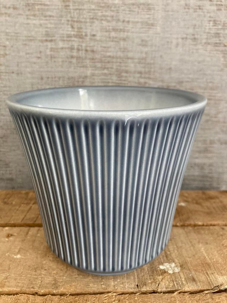 Vintage Germany bloempot, M12, in perfecte staat, Rond, Binnen, Ophalen of Verzenden, Zo goed als nieuw