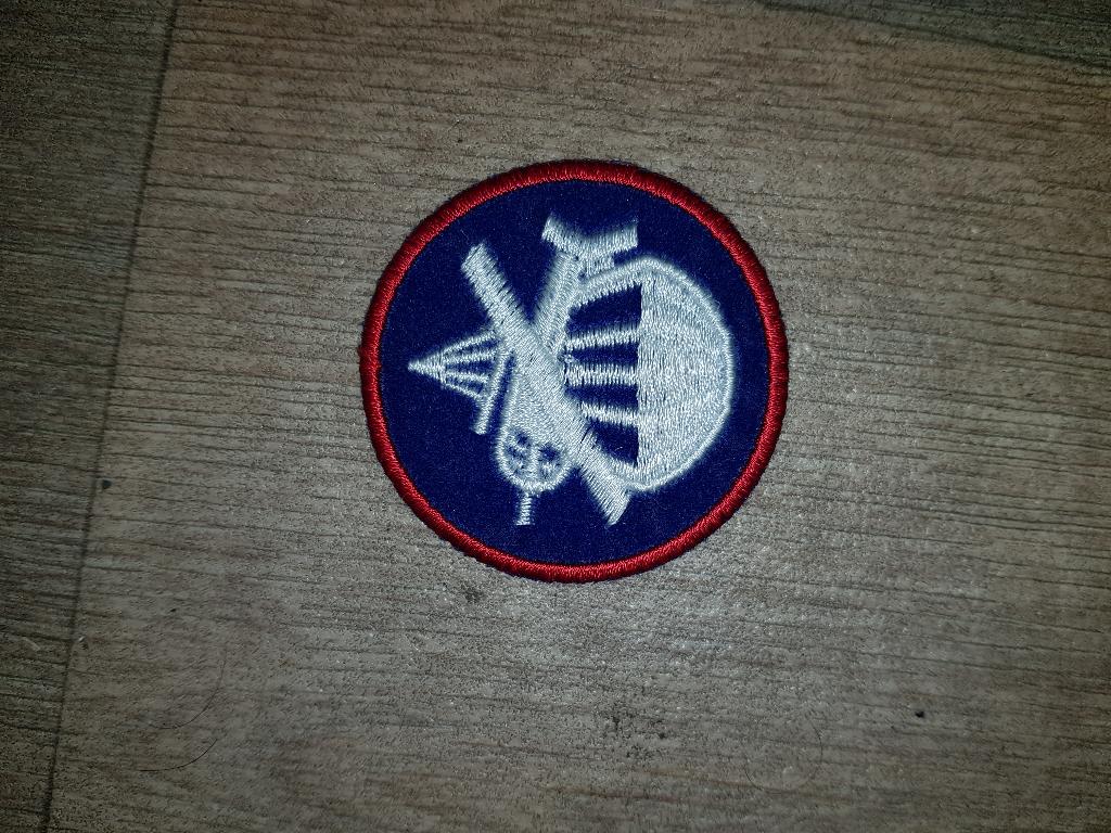 Capbadge Badge Combined Airborne Patch Embleem Garrisoncap, Ophalen of Verzenden, Landmacht, Nederland, Embleem of Badge