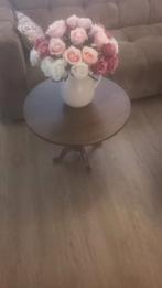 Klein tafeltje, Huis en Inrichting, Tafels | Bijzettafels, Barok, Rond, 55 tot 75 cm, Zo goed als nieuw