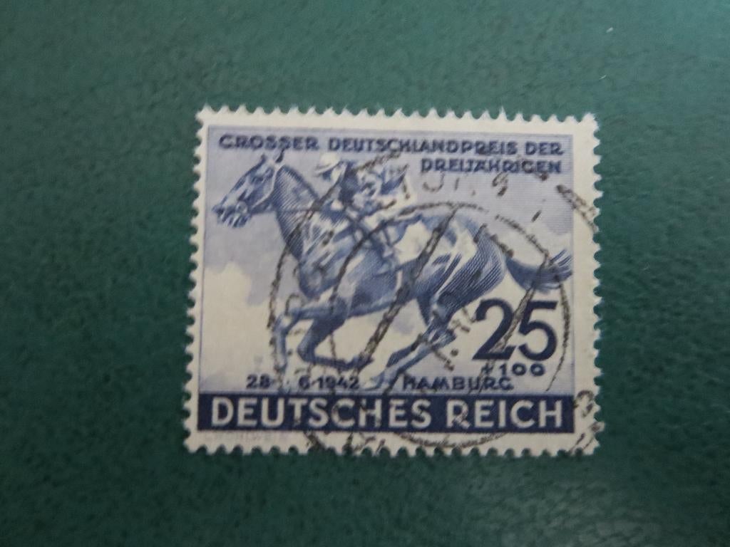 Duitse Rijk Reich  NR 814, Postzegels en Munten, Postzegels | Europa | Duitsland, Verzenden, Duitse Keizerrijk, Gestempeld