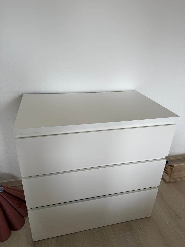 Ikea malm ladekast, Ophalen, Gebruikt, 50 tot 100 cm, 3 of 4 laden