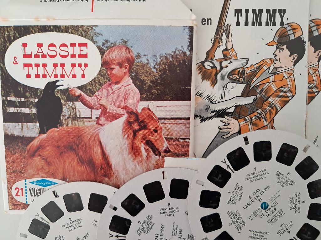 Viewmaster Lassie en Timmy, Verzamelen, Speelgoed, Gebruikt, Ophalen of Verzenden