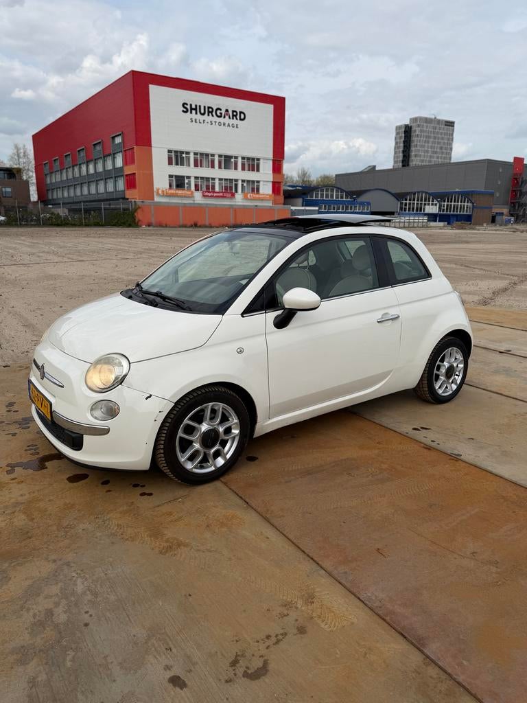 Fiat 500 0.9 Twinair 2011 Wit, Auto's, Fiat, Voorwielaandrijving, 31 €/maand, Origineel Nederlands, 24 km/l
