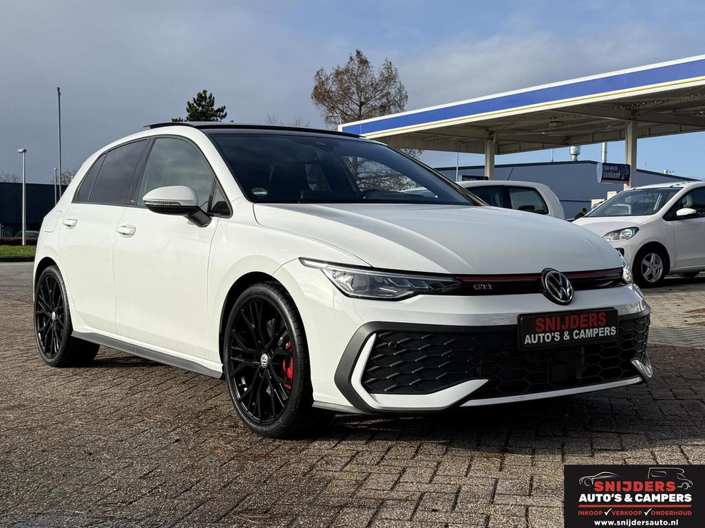 Volkswagen Golf 2.0 TSI GTI 8.5 panodak 12-2024 maar 4325 km, Auto's, Volkswagen, Gebruikt, 4 cilinders, Wit, 14 km/l