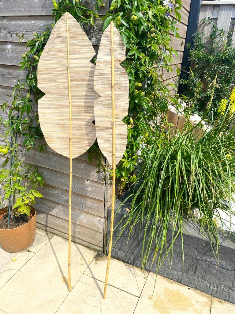 Decoratieve bamboe bladeren, Ophalen, Zo goed als nieuw, Hout, Overige typen