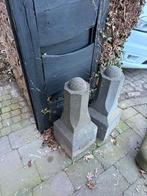 Betonnen paaltjes - Set van 2, Tuin en Terras, Tuinhekken en Hekwerk, Ophalen of Verzenden, Gebruikt, Overige materialen, Overige typen