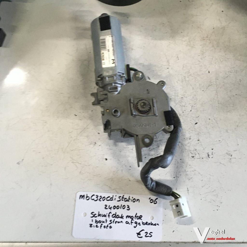 Mercedes C 320cdi station 2006 Wagennr 2400103 Schuifdakmoto